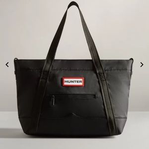 Hunter Nylon Medium Top Clip Tote Bag